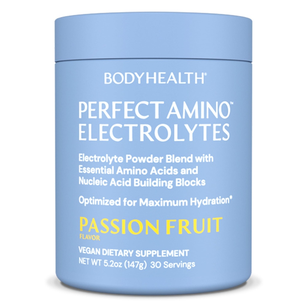 BodyHealth PerfectAmino Electrolytes אבקת No Sugar, hydrotion Fasting Keto Zero Sugar Electrolytes לשתות Mix with Trace מינרלים