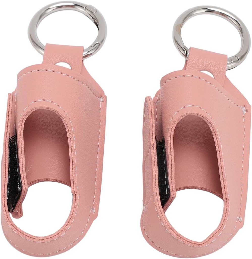 2pcs Asthma Inhaler Holder Portable Storage Protective PU Skin Asthma Inhaler Case for Travel ()
