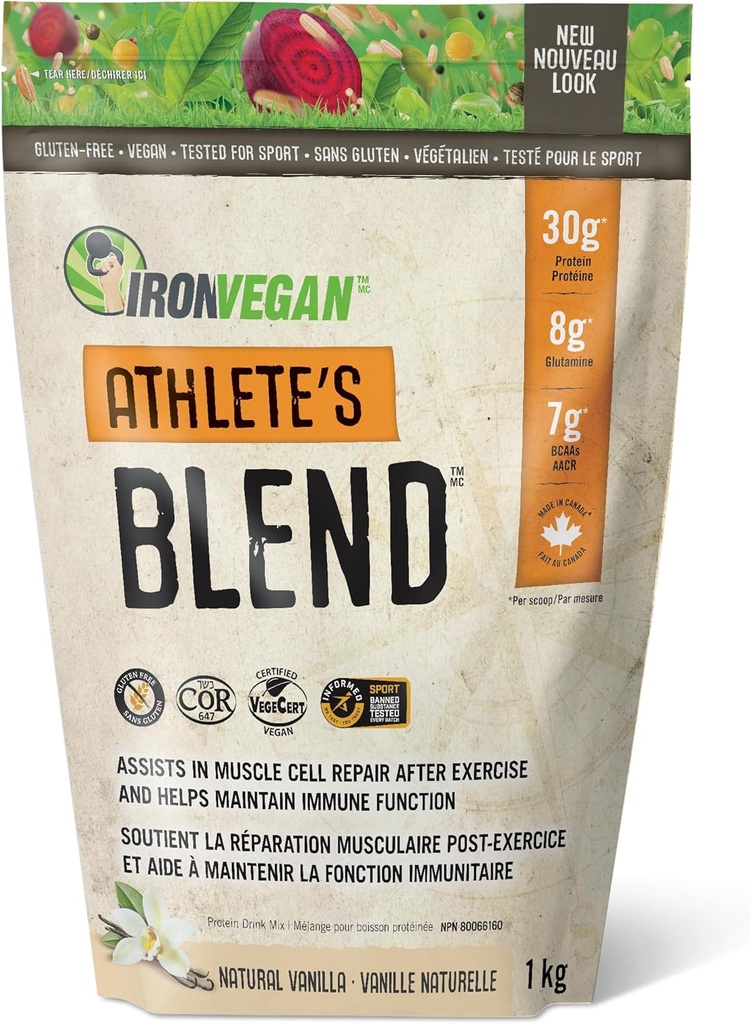 ספירת חלבון חלבון Athletes בלנדר וניל, 1000 GR