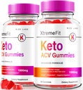 מעבדות לגלם - Xtremefit Keto ACV מסטיקים עבור אובדן משקל מתקדם, פורמולה מתקדמת, Apple Cider Vinegar תוסף (120 חניכיים)