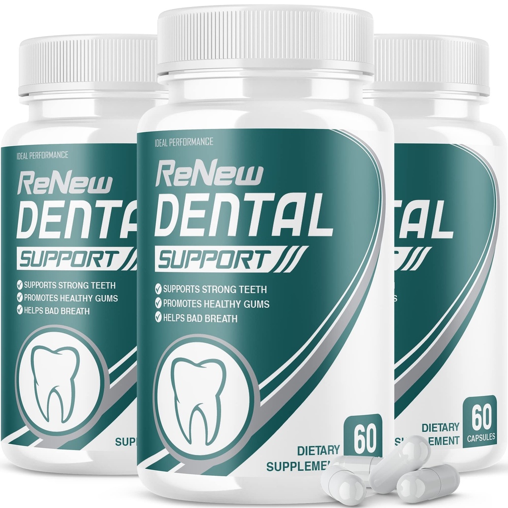 AEL PERFORMANCE (3 Pack) Renew Dental Support Pills ניקויser (180 קפסולות)