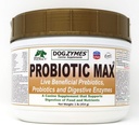 כלבים Probiotic Max -10 מיליארד פרוביוטיקה של CFU, Prebiotics, Digestive Enzymes - Relieves Diarrhea, Upset Stomach, Constipation, Gas, Allergy, Immunity & Total Health (1 קילו)