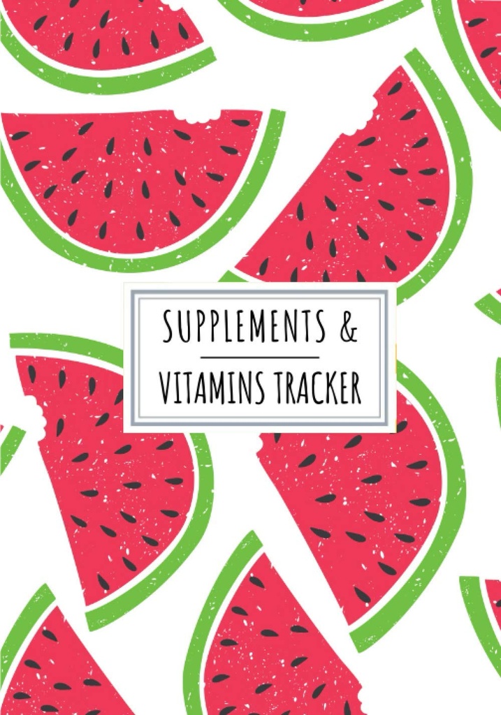 תוספי ויטמינים & ויטמינים Tracker: Daily Supplement & ויטמין Log Book | Keep Track and Review Allפרטים אודות התרופות שלך | תאריך שיא, זמן, ... של השבוע ועוד על 100 פרטי Sheets.
