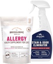 Rockco & רוקסי Cat Allergy תוספי & Stain & Odor Eliminator Bundle