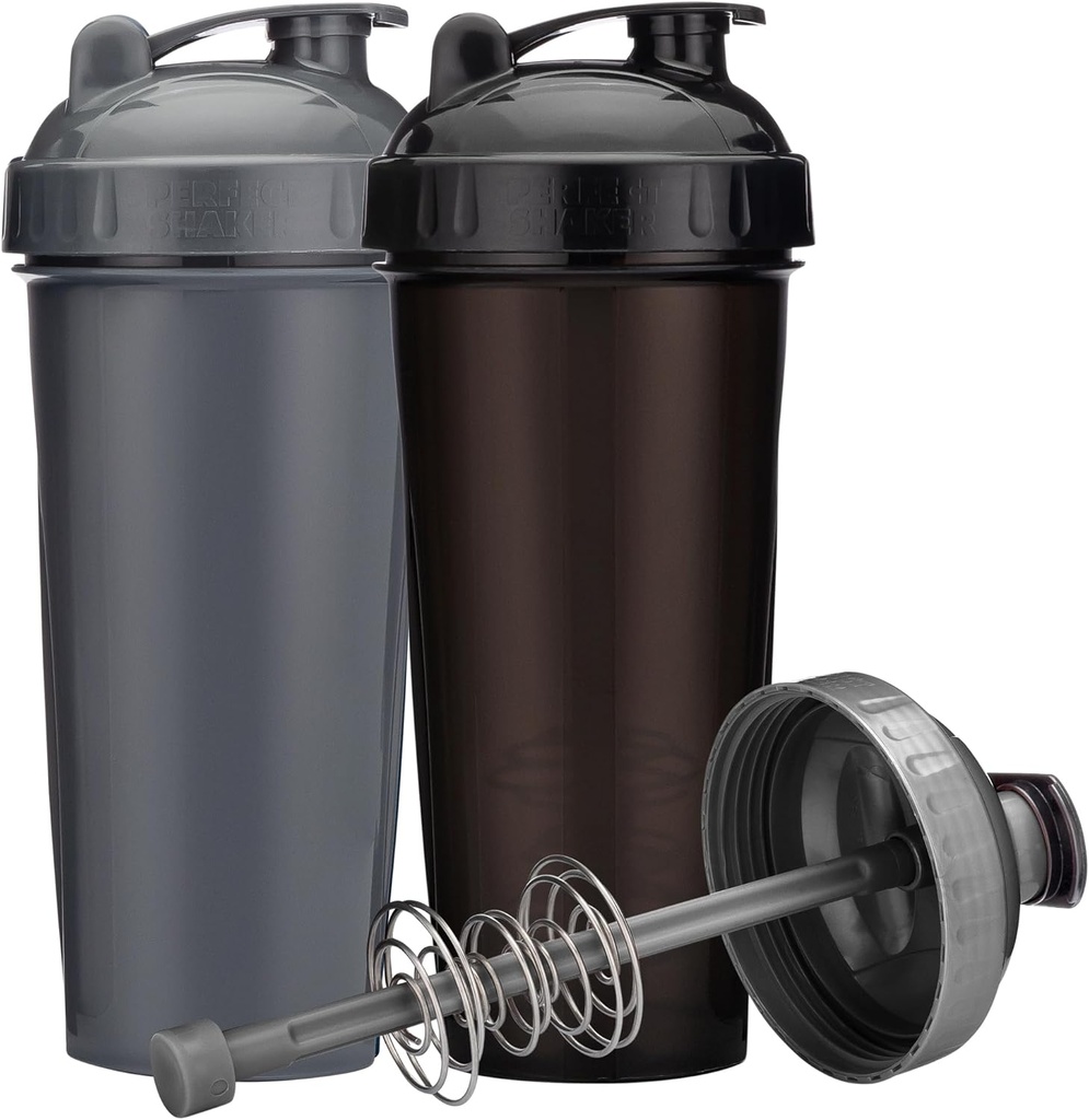 [2-Pack] 28-Ounce Shaker Bottle