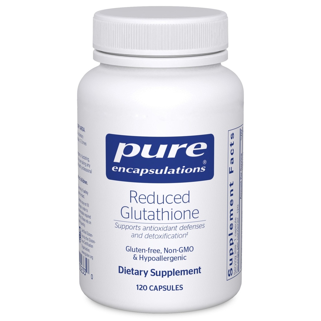 Encapsulations טהור מופחת Glutathione | Hypoallergenic Antioxidant תוסף לתמיכה Liver ו- Cell Health *