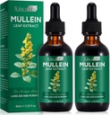 Mullein Leaf Extracts Mallein Extracts Mullein Leaf Lungs Mallein Drops Mullein Leaf Lung ניקויse תוסף 4.04 Fl.Oz