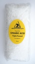 Stearic Acid ירקות Triple Pressed Cosmetic Class Pastilles Beards 100% טהור על ידי H&B שמן מרכז (8 oz)