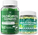 אנזימים Enzymes Gummies & Chlorophyll סיבים חניכיים Bundle
