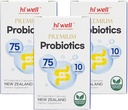 (Pack of 3) Hi Well Premium Probiotics 60Vegetarian קפסולות