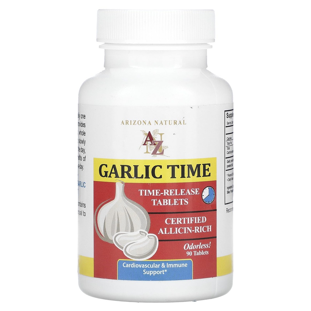 Garlic TR 1800 מ"ג Time-Released Tabs, 90 Count