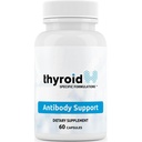 תמיכה ב- Thyroid Antibody Support משלבת את Nigella Black Cumin Seed, Selenium ו- Inositol כדי לעזור להוריד את האנטיbodies Thyroid ואת תאי Thyroid