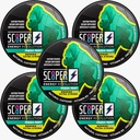 Scooper Energy Fresh Mint | תוספת חזקה של 80 מ"ג קפאין | Energy Pouches Sugarfree | 5 Pack (12 PCs / Can)