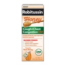 Robitussin Honey DM Max Cough Plus Chestungestion, Adults Formula - 8 Fl Oz.