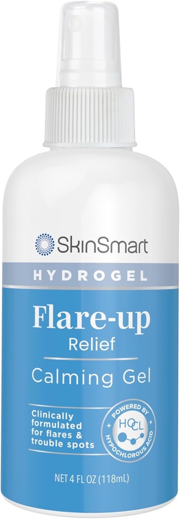 SkinSmart Flareup-up הקלה Calming Hydrogel, Protects Dry Itchy Sensitive Skin and Trouble Spots, 4 oz oz