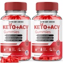 (2 Pack) Keto-Cut Chews ACV Gummies - Keto-Cut Chews Premium Keto ACV עבור ירידה במשקל מתקדם, Keto + ACV Gummy, Keto לחתוך צ'יפס כוח מקסימלי תוספת, KetoCut צ'רדס ביקורות (120 מסטיקים)