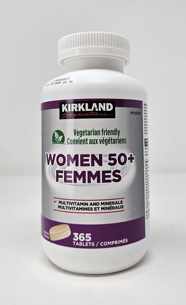 קירקלנד חותם נשים 50+ Multivitamin, 365 טבליות