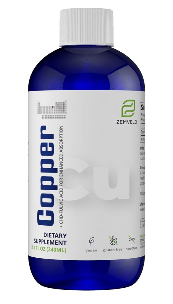 נוזל Ionic Chelated Copper | Natural Elixir for Healthy Connective Tissue