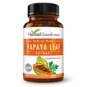 Papaya Leaf Extractive Enzymes - 10X Power 60/600 מ"ג Veg כמוסות דם פלט, העצם Marrow & Spleen תמיכה, Immune Gut & Super Digestive Health - Made in USA by Herbal Goodness
