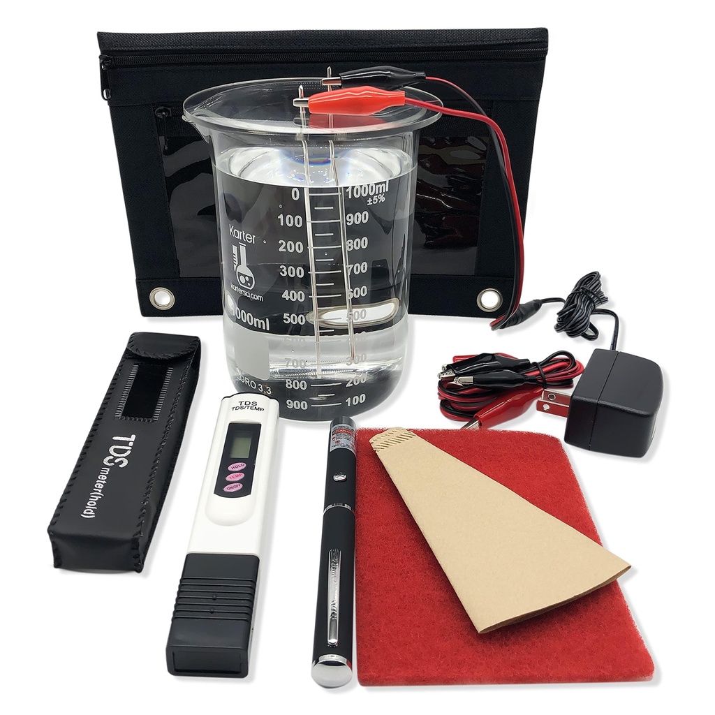 Chris Colloidal Silver Generator Kit with 99.99% Pure Wire רק להוסיף מים וצנצנת!
