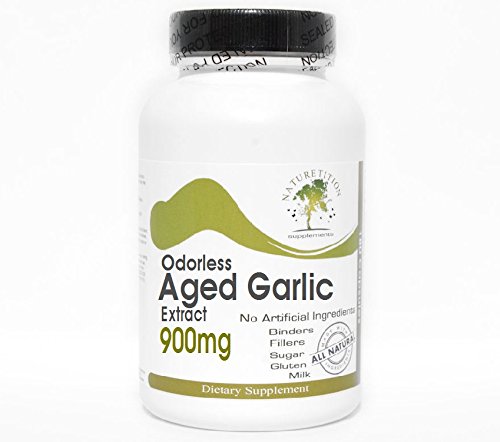 Odorless Age Garlic Extract 900mg - 200 קפסולות - אין תוספות - תוספי טבע