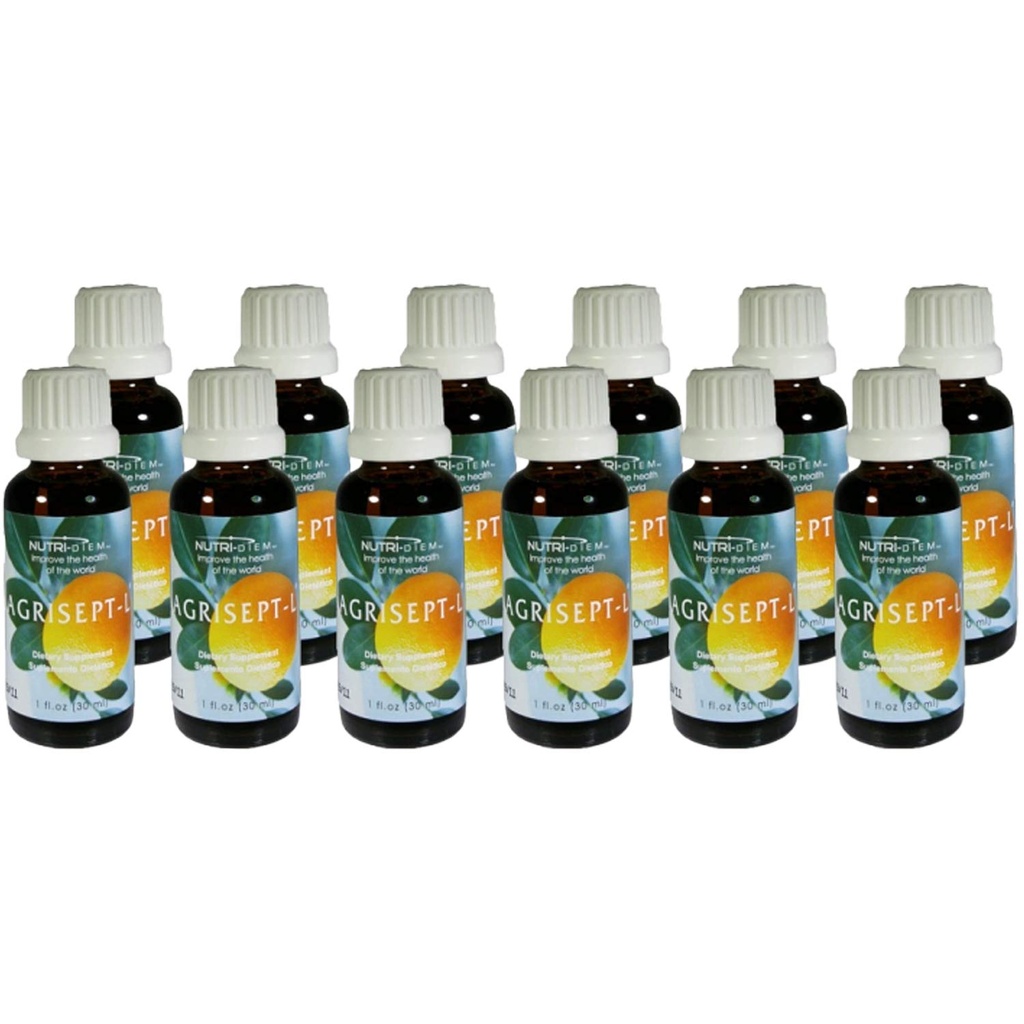 Agrisept - L Antioxidant 30 מ"ל (1 oz) 12 בקבוקים על ידי Foods-Diem Inc.