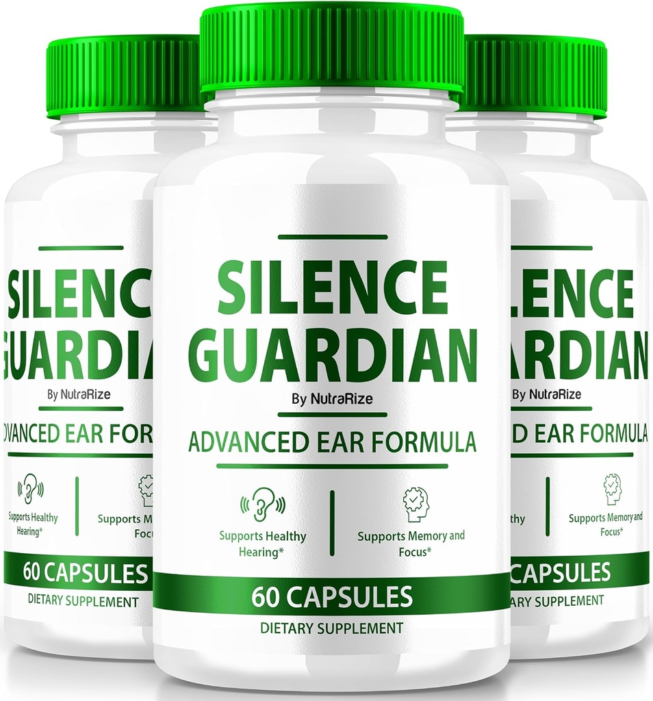 ( Pack) Silence Guardian - Advanced Ear Formula, פורמולה רשמית לתמיכה ב- 360 שמיעה, כל המרכיבים הטבעיים לשמירה על בריאות ביקורת, ביקורת ר שומרונית (180 קפסולות)