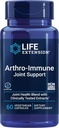Life Extension Arthro-Immune Joint Support, Curcumin EliteTM Turmeric Extract, Andrographis פאניקהulata, תומך ניידות וגמישות, Vegetarian, Gluten Free, non-GMO, 60 קפסולות