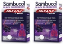 Sambucol Cold and Flu Relief Tablet - Homeopathic Cold Medicine, Nasal & Sinus Voyageestion Relief, Use for Runny Nose, Coughing, Cold Remedy for Adults - Black Elderberry, 30 Count, 2Packack