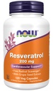 עכשיו תוספי מזון טבעיים Resveratrol 200 מ"ג עם Red Wine Extract, 120 Veg כמוסות