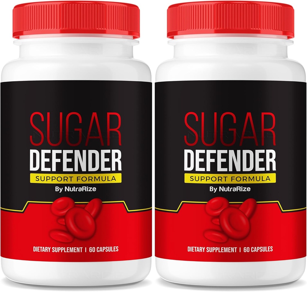 NutraRize (pack של 2 סוכר Defender תוספת כדי לשמור על רמות בריאות, סוכר הגנה 24 All-Natural Dietary Pills, Advanced Support Formula for Wellness, ביקורות (120 קפסולות)