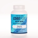 AdvoCare CorePlex עם Iron - Multivitamin עם ויטמין A, B-6, B-12, C & E - כולל גם Thiamine, Folic Acid & Magnesium - 180 Caplets