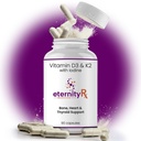 ויטמין D3 K2 5000 IU - High Potency D3 ו-K2 תוספת עבור העצם, Heart & Immune תמיכה - דוקטור פורמולה - 90 קל-to-Swallow כמוסות - Non-GMO, USA Made Made