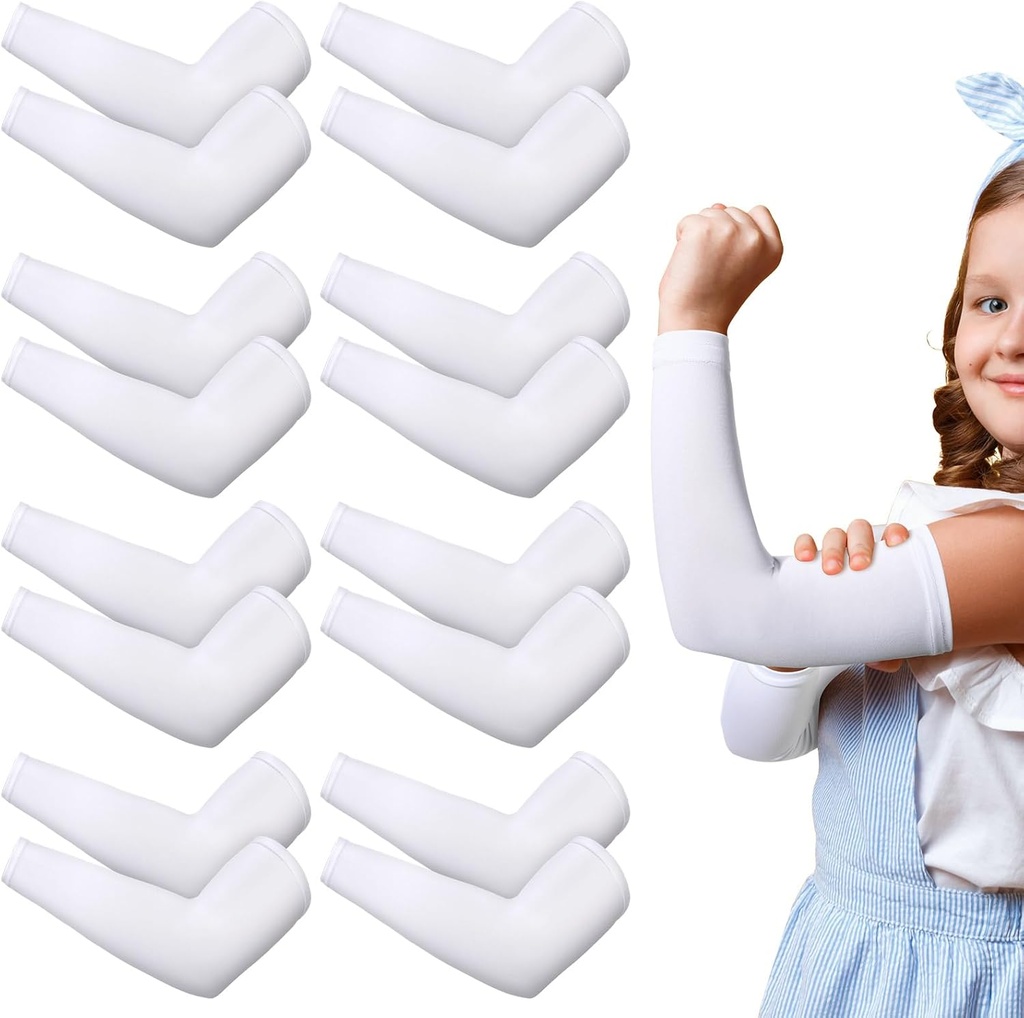 Aurzom 8 Pairs Eczema תאסוף עבור ילדים טודסלר אטליסט ארונות ארונות רך ואינו מזיק לעור הגנה UV