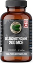 סלניום 200mcg תוסף - Selenomethionine - 60 v-caps על ידי ויטמין מעבדה טהורה - Gluten Free Made בקנדה.