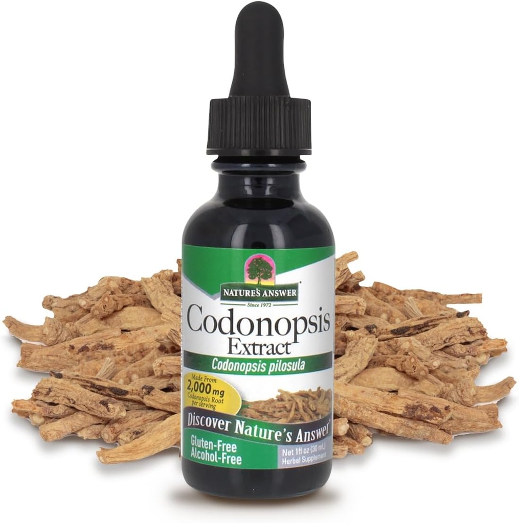 מקור: Nature's answer Alcohol-Free Codonopsis Root, 1-Fluid Ounce