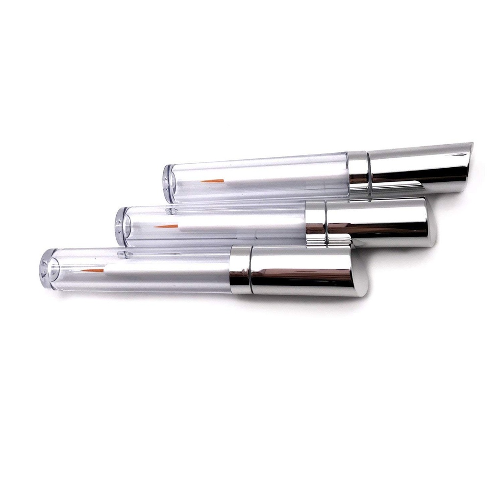2pcs 5 מ"ל Acrylic Multi-functional Empty Eyeliner Vials מכיל בקבוקים עם Wand Applicators הטוב ביותר עבור Eyelash / Eyebrow Growth Serum Castor Oil