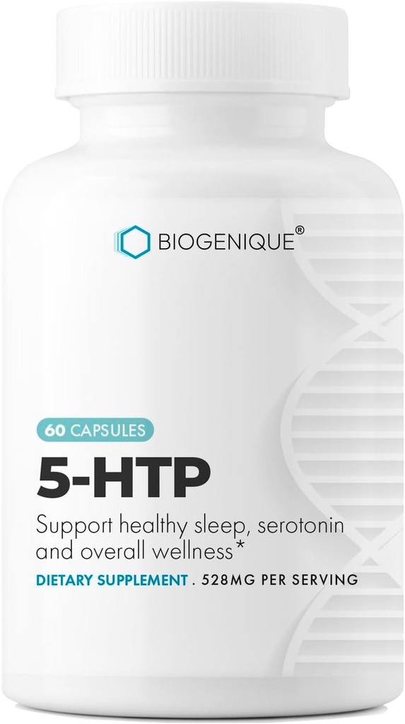 5-HTP (5-hydroxytryptophan) 200 מ"ג, Mood Enhancer ו- Neurotransmitter * 60 קפסולות 5htp Griffonia Simplicifolia - Made in USA