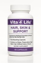 Vita4Life! ® Biotin 2000mcg + MSM שיער ויטמינים לנשים וגברים | שיער, Skin & Nail תמיכה תוספת עם ויטמין A, E, Zinc | Fast Absorbing קפסולות, הרוזן, 30 יום אספקה