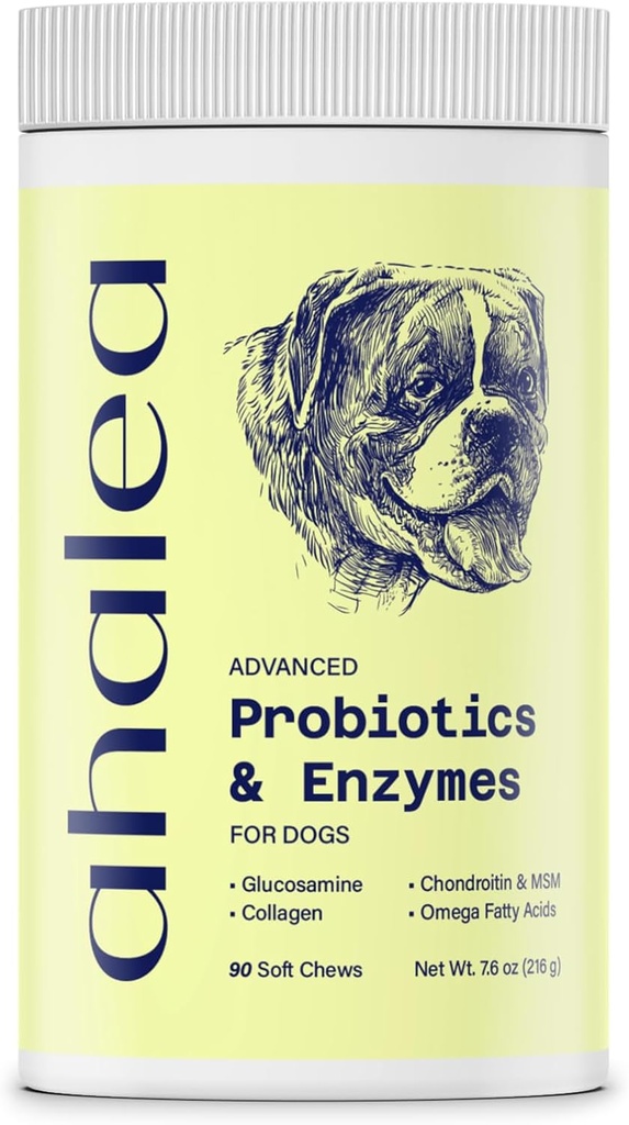 Probiotics for Dogs- Dog Probiotics for Digestive Health, Support Gut Health, Diarrhea, Digestive Health & Seasonal Allergies, 90 Count 2 מיליארד CFUs