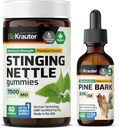 BIO KRAUTER Sting Nettle 60 חניכיים & Pine Bark Tincture 2 Fl. Oz.