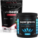 NutraChamps Beet Root Chewables & Greens Superfood אבקת Bundle