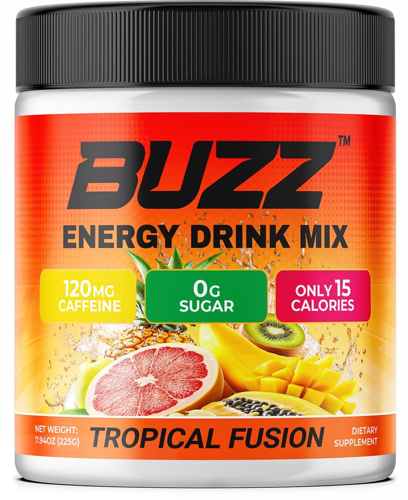 אבקת משקאות אנרגיה - אנרגיה Boost Drink Mix - אנרגיה ללא סוכר עם Antioxidants - בוקר Kickstart ו- Sports Nutrition Endurance Product