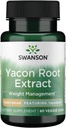 Swanson Yacontrol Yacon Root לחלץ 4:1 100 מיליגרם 90 ואג קפסולות