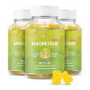 BeLive Magnesium Gummies 200 מ"ג - 60 Ct | Magnesium Glycinate תוספי מזון להרגעה, לחץ הקלה, ושינה למבוגרים וילדים - Tasty & Tangy Pineapple Flavor (3)