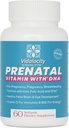 Vidalocity Prenatal ויטמינים לנשים, Multivitamin קפסולות: אומגה 3 שמן דגים (EPA / DHA), Magnesium, Folate, ויטמין D3, C, ויטמין B12, B6, ויטמין A, K & Zinc, 60 Count (60 יום אספקה)