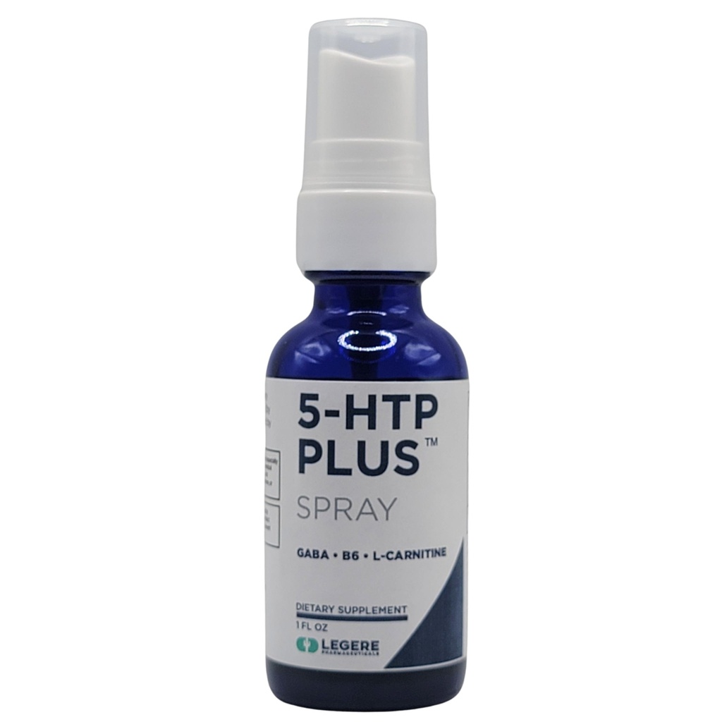 5HTP Plus GABA, B6, L-Carnitine תוסף Spray 1 fl oz. תמיכה בשינה ורגיעה.