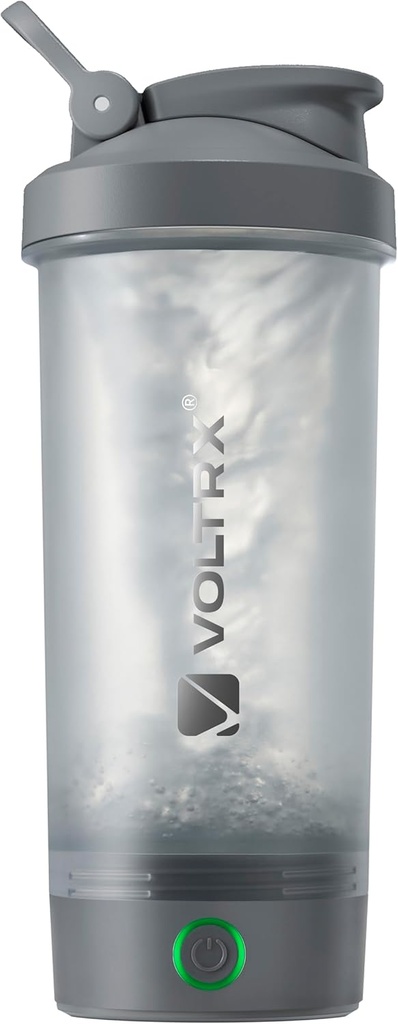 VOLTRX חלבון Shakerבק, Merger USB C Rechargeable Electric Protein Shake Mixer, Shaker Cups forחלבון Shakes ו- Mealחליף Shakes, BPA חינם, 24ozoz