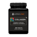 Youtheory Men's Collagen - 5,000 מ"ג - תוספת יומית קולג'ן לגברים - עם 18 Amino Acids - משותף, העצם, שרירי, צמיחת שיער, לחץ ותמיכה בעור * - 290 טבליות (48-Day Supply)