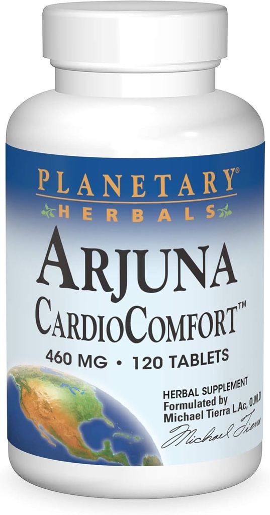צמחים פלנטריים Arjuna CardioComfort*, תמיכה במערכות Cardiovascular ו Circulatory *, 460 מ"ג - 120 טבליות